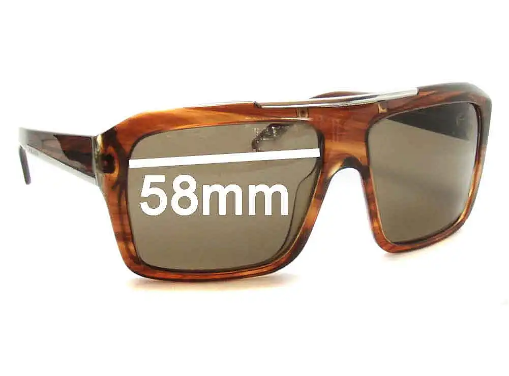 Sunglass Fix Lentes de Repuesto para Prada SPR13L - 58mm Wide Sunglass Fix Lentes de Repuesto para Prada SPR13L - 58mm Wide
