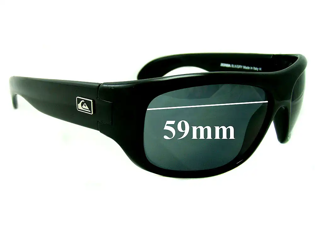 Sunglass Fix Lentes de Repuesto para Quiksilver Zorba - 59mm Wide Sunglass Fix Lentes de Repuesto para Quiksilver Zorba - 59mm Wide