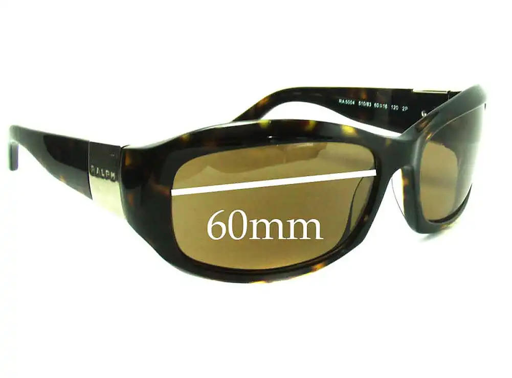 Sunglass Fix Lentes de Repuesto para Ralph Lauren RA 5004 - 60mm Wide Sunglass Fix Lentes de Repuesto para Ralph Lauren RA 5004 - 60mm Wide
