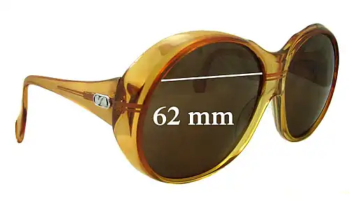 Sunglass Fix Lentes de Repuesto para Zeiss Marwitz - 62mm Wide Sunglass Fix Lentes de Repuesto para Zeiss Marwitz - 62mm Wide
