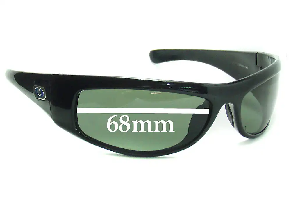 Sunglass Fix Lentes de Repuesto para Blue Ice Loade - 68mm Wide Sunglass Fix Lentes de Repuesto para Blue Ice Loade - 68mm Wide