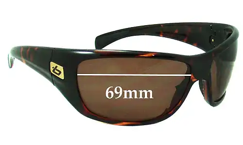 Sunglass Fix Lentes de Repuesto para Bolle Cobra - 69mm Wide Sunglass Fix Lentes de Repuesto para Bolle Cobra - 69mm Wide