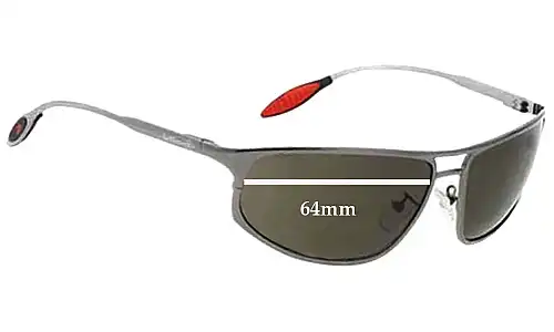 Sunglass Fix Lentes de Repuesto para Bolle Dorado - 64mm Wide Bolle Dorado Lentes de Repuesto 64mm wide