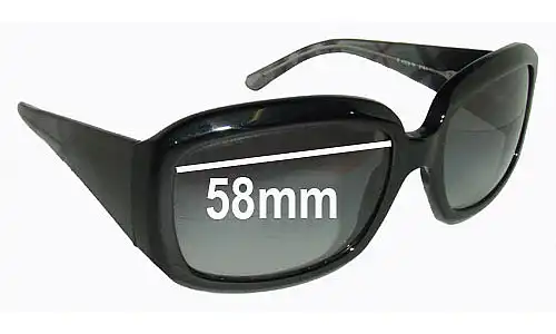 Sunglass Fix Lentes de Repuesto para Burberry B 4039 - 58mm Wide Sunglass Fix Lentes de Repuesto para Burberry B 4039 - 58mm Wide