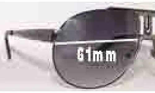 Sunglass Fix Lentes de Repuesto para Carrera Panamerica - 61mm Wide Sunglass Fix Lentes de Repuesto para Carrera Panamerica - 61mm Wide