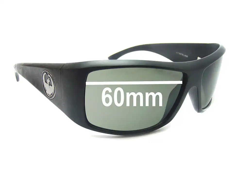 Sunglass Fix Lentes de Repuesto para Dragon Calaca - 60mm Wide Sunglass Fix Lentes de Repuesto para Dragon Calaca - 60mm Wide