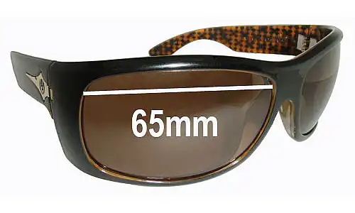 Sunglass Fix Lentes de Repuesto para Electric Bourbon - 65mm Wide Sunglass Fix Lentes de Repuesto para Electric Bourbon - 65mm Wide