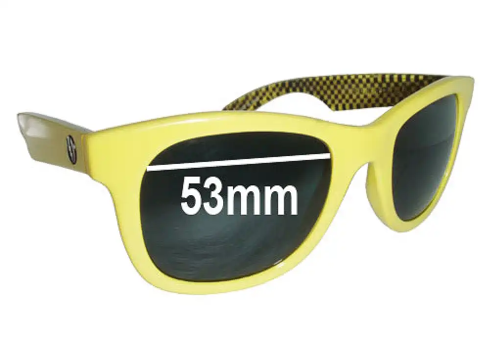 Sunglass Fix Lentes de Repuesto para Electric Detroit - 53mm Wide Sunglass Fix Lentes de Repuesto para Electric Detroit - 53mm Wide