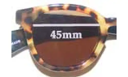Sunglass Fix Lentes de Repuesto para Eye Bob Half Wit - 45mm Wide Sunglass Fix Lentes de Repuesto para Eye Bob Half Wit - 45mm Wide