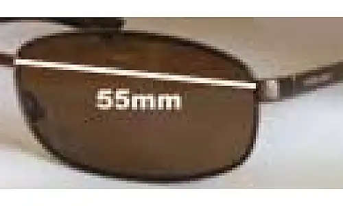 Sunglass Fix Lentes de Repuesto para Giorgio Armani GA 188/S - 55mm Wide Sunglass Fix Lentes de Repuesto para Giorgio Armani GA 188/S - 55mm Wide