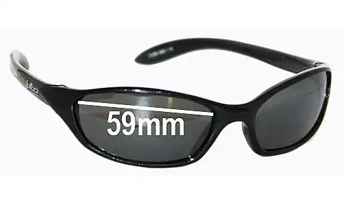Sunglass Fix Lentes de Repuesto para Julbo Cube - 59mm Wide Julbo Cube Lentes de Repuesto 59mm wide