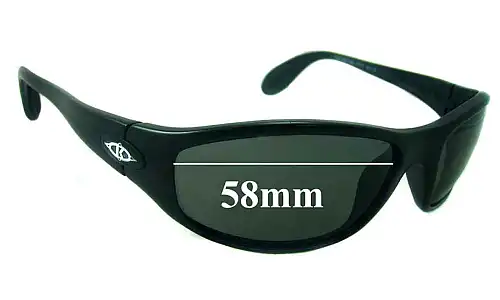 Sunglass Fix Lentes de Repuesto para Killer Loop KL4105 - 58mm Wide Killer Loop KL4105 Lentes de Repuesto 58mm wide