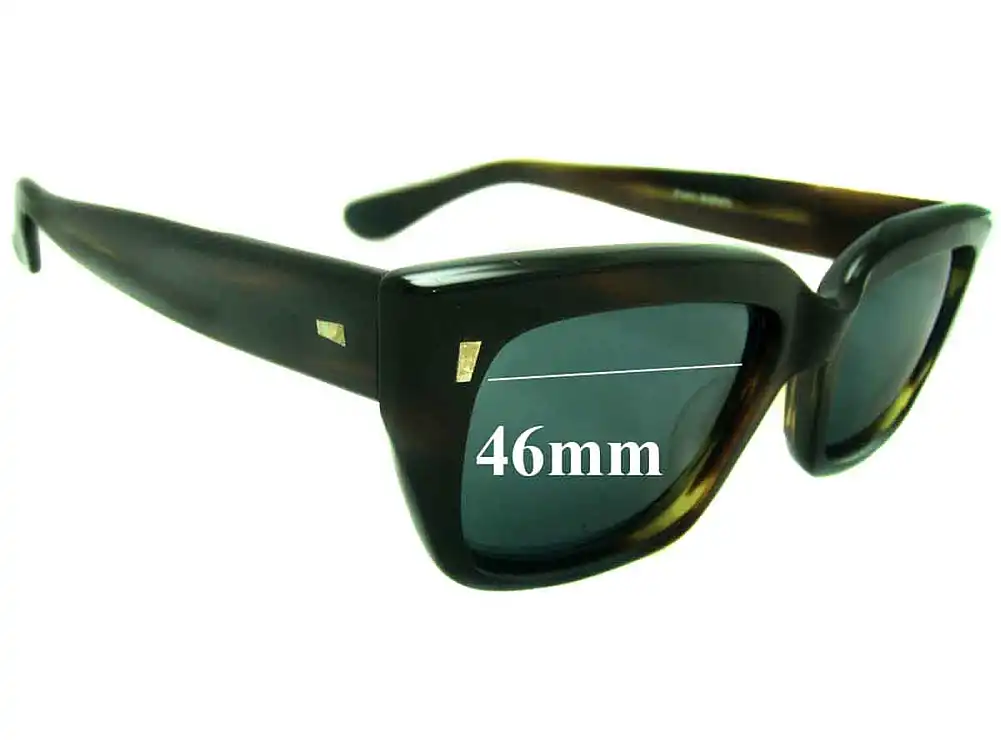 Sunglass Fix Lentes de Repuesto para Martin Wells 727 - 46mm Wide Sunglass Fix Lentes de Repuesto para Martin Wells 727 - 46mm Wide
