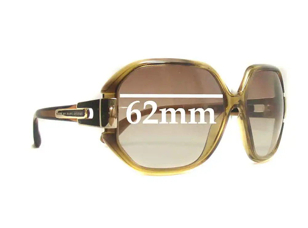 Sunglass Fix Lentes de Repuesto para Marc by Marc Jacobs MMJ 073/N/S - 62mm Wide Sunglass Fix Lentes de Repuesto para Marc by Marc Jacobs MMJ 073/N/S - 62mm Wide