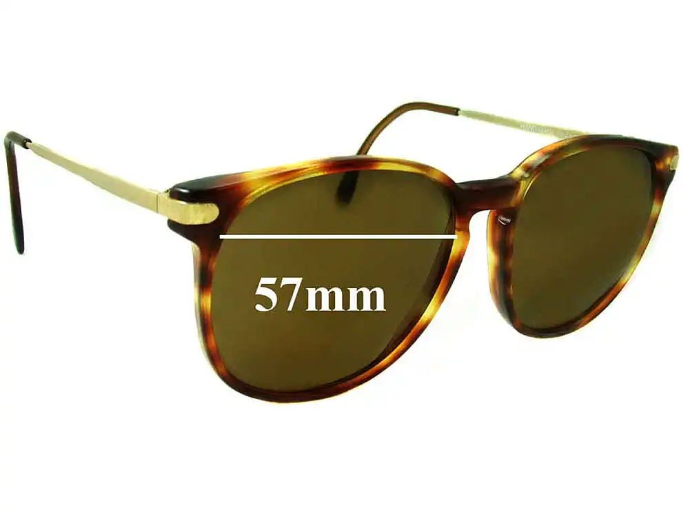 Sunglass Fix Lentes de Repuesto para Monsieur 7112 - 57mm Wide Sunglass Fix Lentes de Repuesto para Monsieur 7112 - 57mm Wide