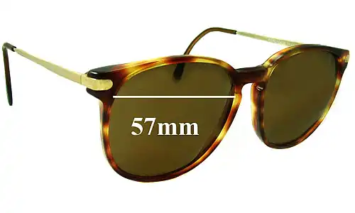 Sunglass Fix Lentes de Repuesto para Monsieur 7112 - 57mm Wide Sunglass Fix Lentes de Repuesto para Monsieur 7112 - 57mm Wide