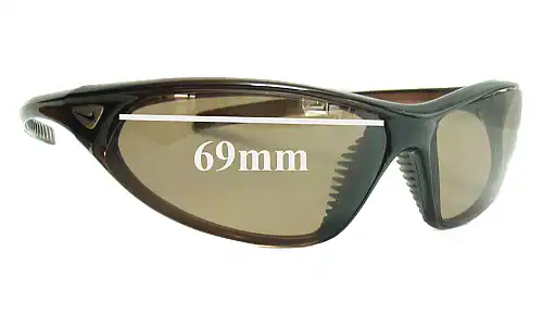 Sunglass Fix Lentes de Repuesto para Nike EV0184 Cadence - 69mm Wide Nike EV0184 Cadence Lentes de Repuesto 69mm wide
