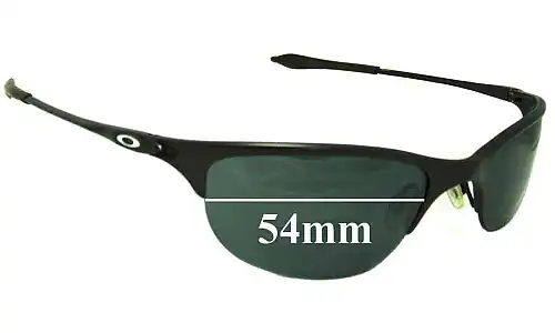Sunglass Fix Lentes de Repuesto para Oakley Half Wire - 54mm Wide Oakley Half Wire Lentes de Repuesto 54mm wide