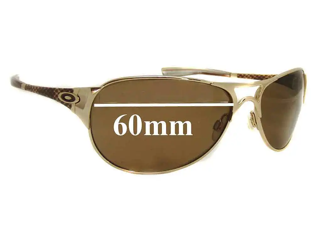 Sunglass Fix Lentes de Repuesto para Oakley Restless OO4038 - 60mm Wide Sunglass Fix Lentes de Repuesto para Oakley Restless OO4038 - 60mm Wide