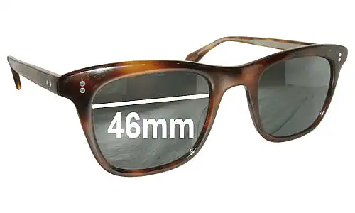 Sunglass Fix Lentes de Repuesto para Oliver Peoples Lukas - 46mm Wide Sunglass Fix Lentes de Repuesto para Oliver Peoples Lukas - 46mm Wide