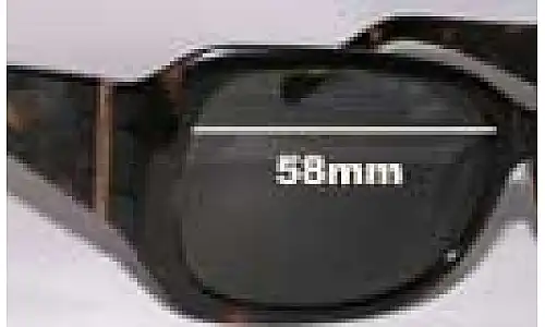Sunglass Fix Lentes de Repuesto para Oroton Oasis - 58mm Wide Sunglass Fix Lentes de Repuesto para Oroton Oasis - 58mm Wide