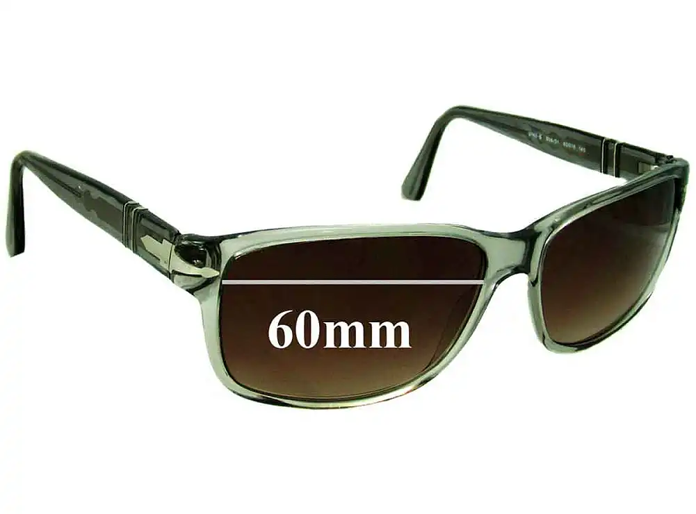 Sunglass Fix Lentes de Repuesto para Persol 2760-S - 60mm Wide Sunglass Fix Lentes de Repuesto para Persol 2760-S - 60mm Wide