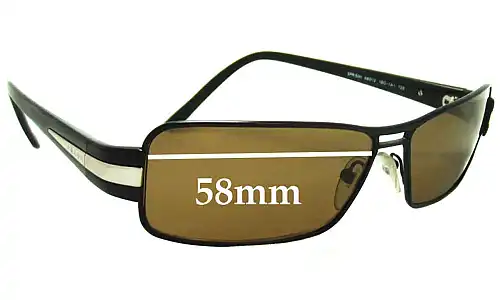 Sunglass Fix Lentes de Repuesto para Prada SPR50H - 58mm Wide Sunglass Fix Lentes de Repuesto para Prada SPR50H - 58mm Wide