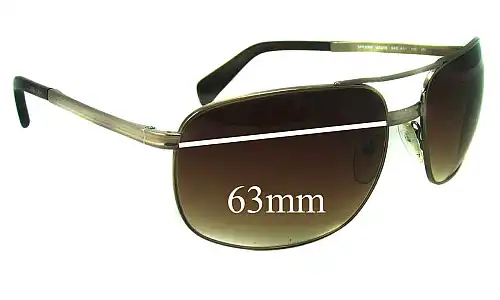 Sunglass Fix Lentes de Repuesto para Prada SPR60M & PR60MS - 63mm Wide Sunglass Fix Lentes de Repuesto para Prada SPR60M & PR60MS - 63mm Wide