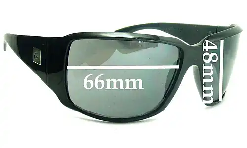 Sunglass Fix Lentes de Repuesto para Quiksilver The Don - 66mm Wide Quiksilver The Don Lentes de Repuesto 66mm wide