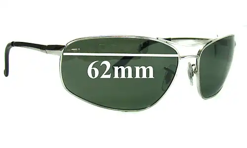 Sunglass Fix Lentes de Repuesto para Ray-Ban RB3360 - 62mm Wide Ray-Ban RB3360 Lentes de Repuesto 62mm wide