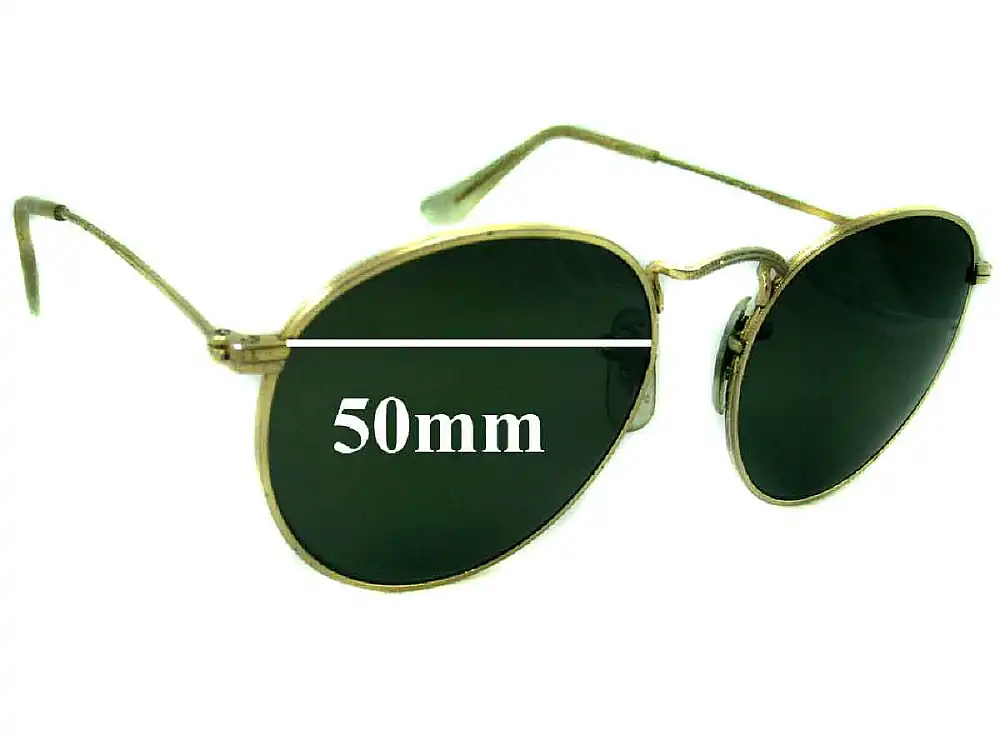 Sunglass Fix Lentes de Repuesto para Ray-Ban B&L John Lennon - 50mm Wide Sunglass Fix Lentes de Repuesto para Ray-Ban B&L John Lennon - 50mm Wide
