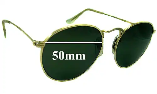 Sunglass Fix Lentes de Repuesto para Ray-Ban B&L John Lennon - 50mm Wide Ray-Ban B&L John Lennon Lentes de Repuesto 50mm wide