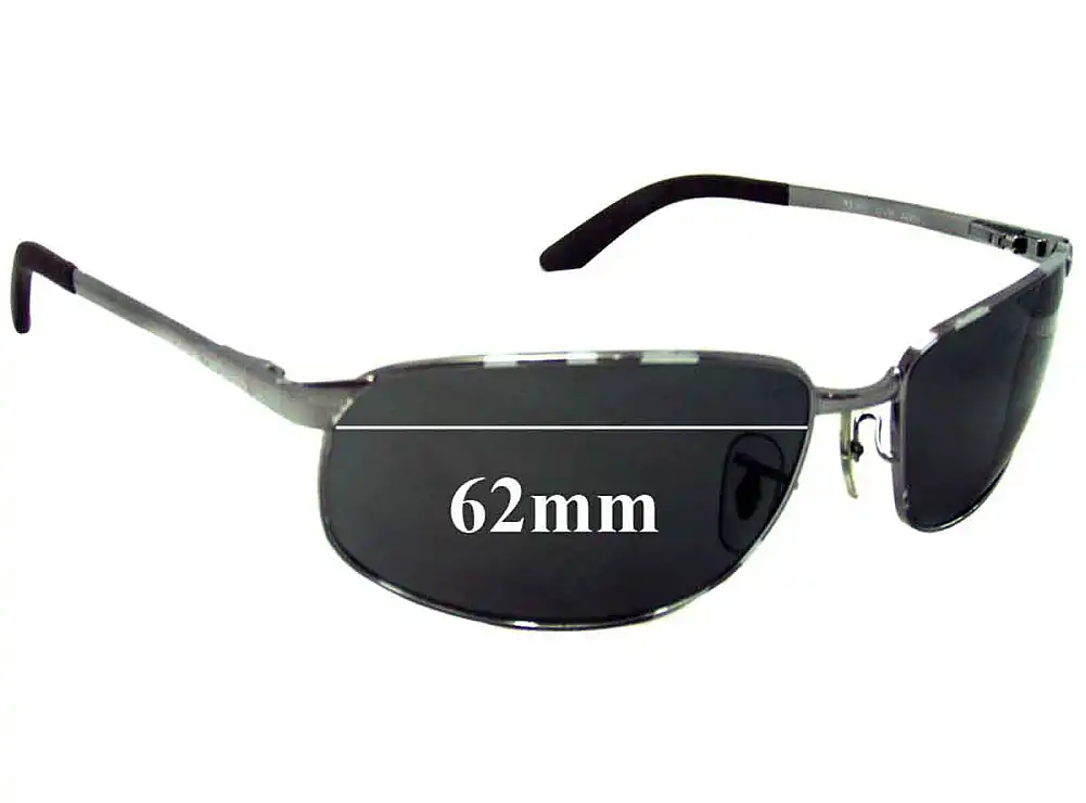 Sunglass Fix Lentes de Repuesto para Ray-Ban RB3221 - 62mm Wide Sunglass Fix Lentes de Repuesto para Ray-Ban RB3221 - 62mm Wide