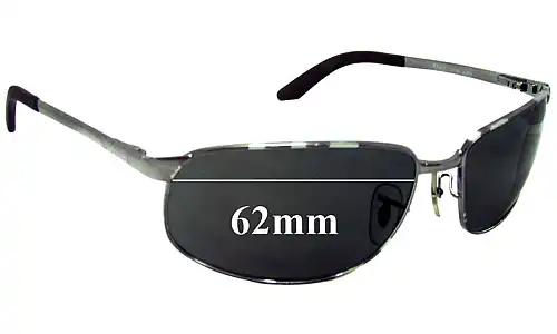Sunglass Fix Lentes de Repuesto para Ray-Ban RB3221 - 62mm Wide Ray-Ban RB3221 Lentes de Repuesto 62mm wide