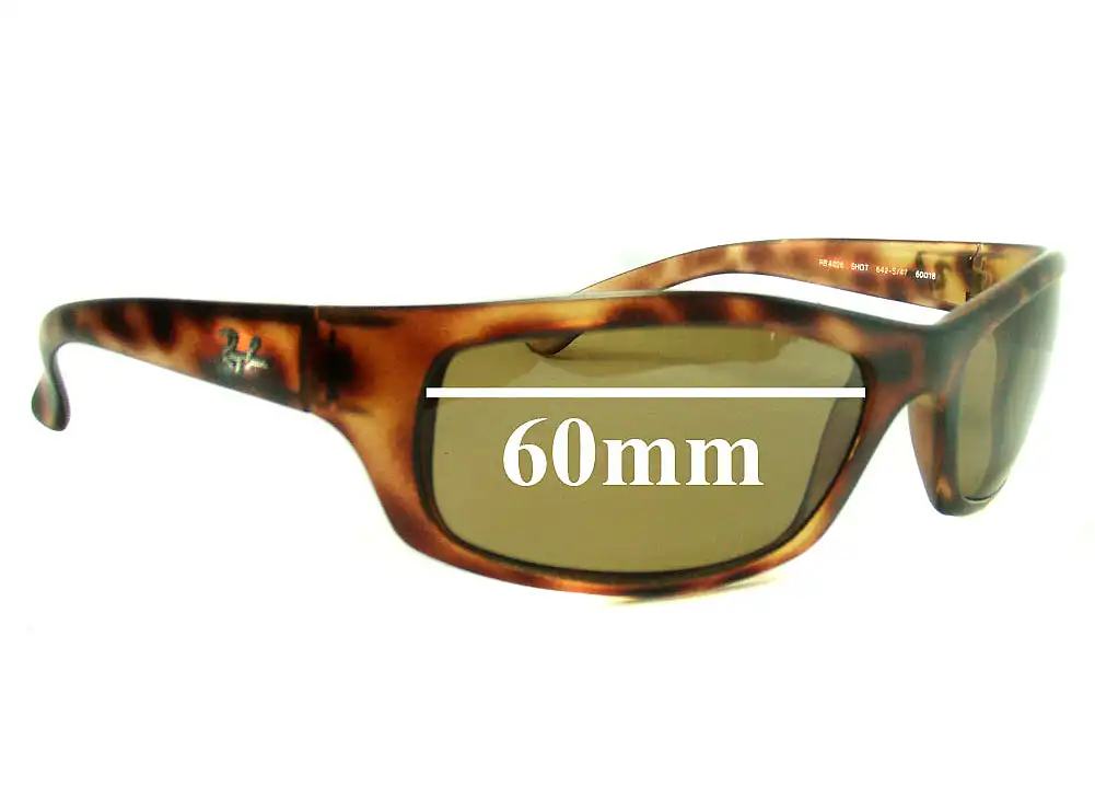 Sunglass Fix Lentes de Repuesto para Ray-Ban RB4026 Shot Square - 60mm Wide Sunglass Fix Lentes de Repuesto para Ray-Ban RB4026 Shot Square - 60mm Wide
