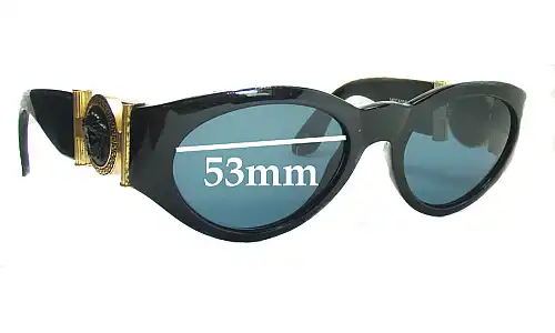Sunglass Fix Lentes de Repuesto para Versace MOD 618/B - 53mm Wide Sunglass Fix Lentes de Repuesto para Versace MOD 618/B - 53mm Wide