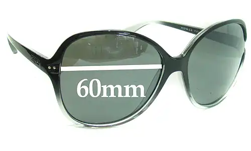 Sunglass Fix Lentes de Repuesto para Vogue VO2704 - 60mm Wide Sunglass Fix Lentes de Repuesto para Vogue VO2704 - 60mm Wide