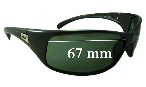 Sunglass Fix Lentes de Repuesto para Bolle Recoil - 67mm Wide Bolle Recoil Lentes de Repuesto 67mm wide