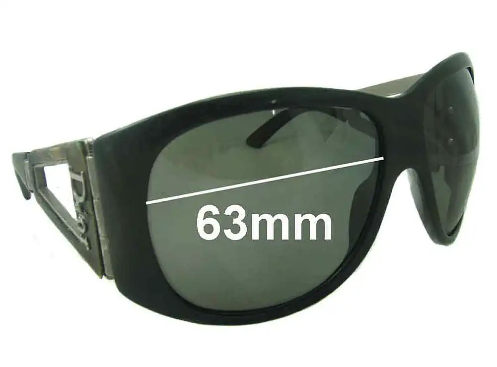 Sunglass Fix Lentes de Repuesto para Christian Dior Unknown Model - 63mm Wide Sunglass Fix Lentes de Repuesto para Christian Dior Unknown Model - 63mm Wide