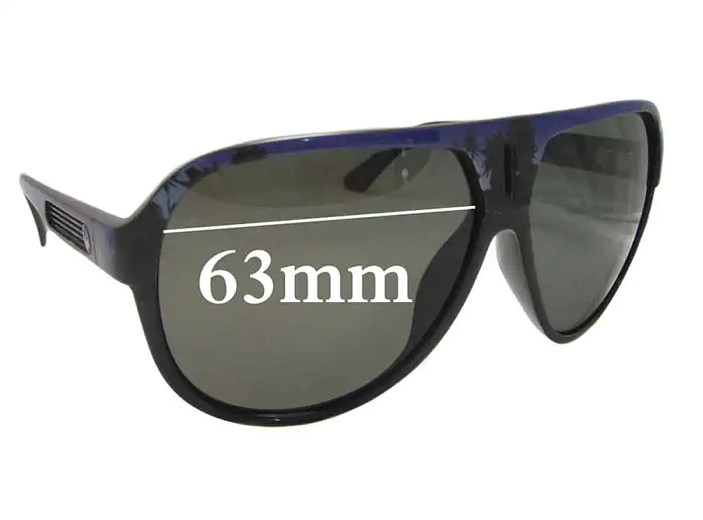 Sunglass Fix Lentes de Repuesto para Dragon Experience - 63mm Wide Sunglass Fix Lentes de Repuesto para Dragon Experience - 63mm Wide