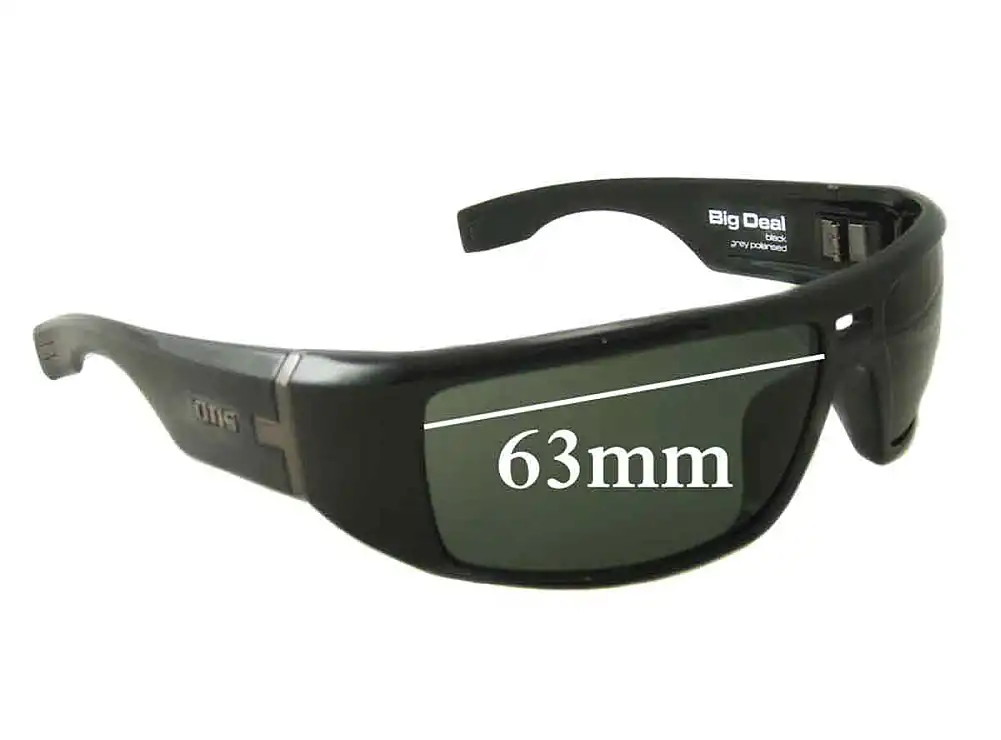 Sunglass Fix Lentes de Repuesto para Otis Big Deal - 63mm Wide Sunglass Fix Lentes de Repuesto para Otis Big Deal - 63mm Wide