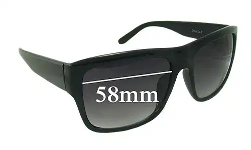 Sunglass Fix Lentes de Repuesto para Redemption A-Z208 - 58mm Wide Sunglass Fix Lentes de Repuesto para Redemption A-Z208 - 58mm Wide