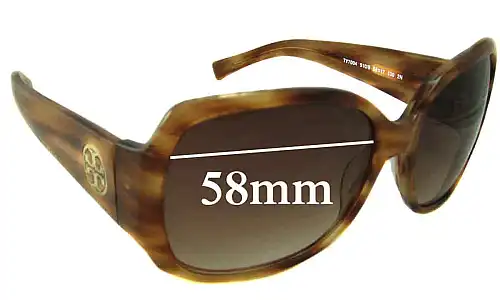Sunglass Fix Lentes de Repuesto para Tory Burch TY7004 - 58mm Wide Sunglass Fix Lentes de Repuesto para Tory Burch TY7004 - 58mm Wide