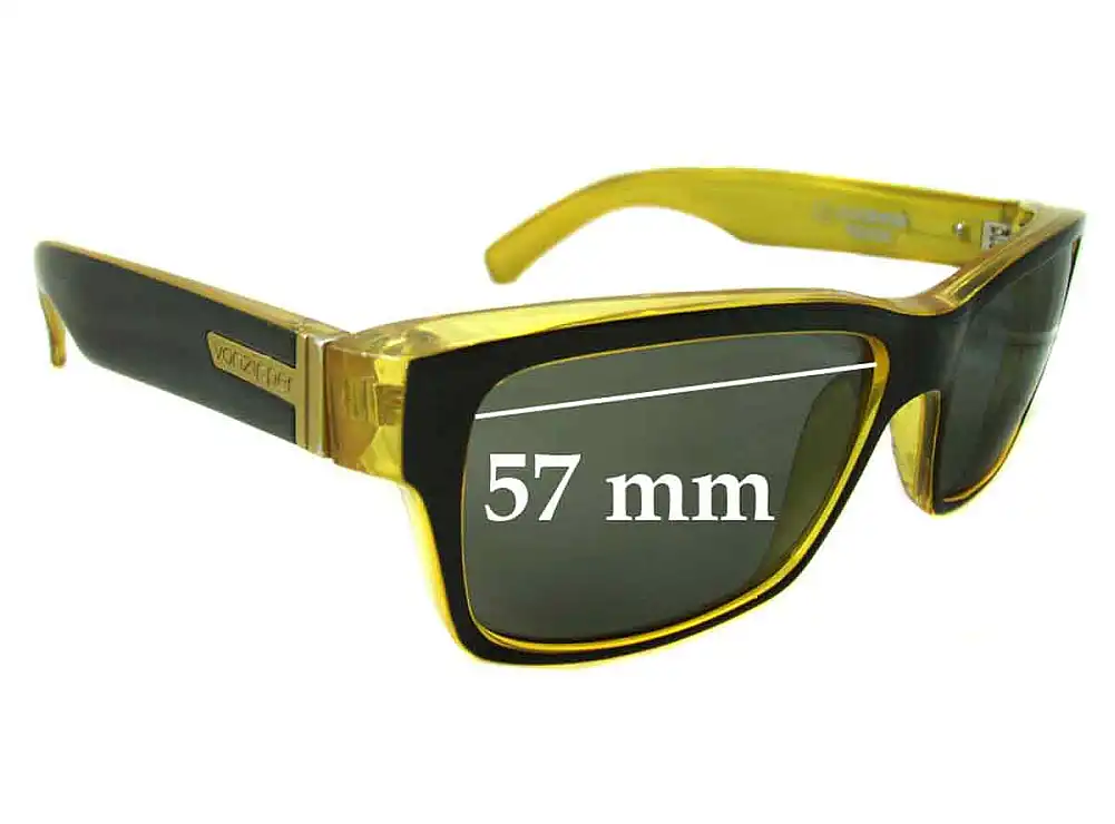 Sunglass Fix Lentes de Repuesto para Von Zipper Fulton - 57mm Wide Sunglass Fix Lentes de Repuesto para Von Zipper Fulton - 57mm Wide