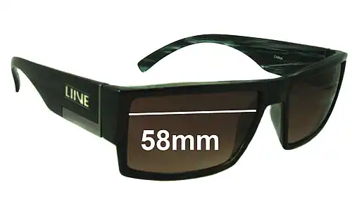 Sunglass Fix Lentes de Repuesto para Liive Scat - 58mm Wide Sunglass Fix Lentes de Repuesto para Liive Scat - 58mm Wide