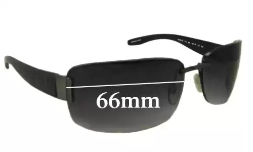Sunglass Fix Lentes de Repuesto para Armani Exchange AX 001/S - 66mm Wide Armani Exchange AX 001/S Lentes de Repuesto 66mm wide