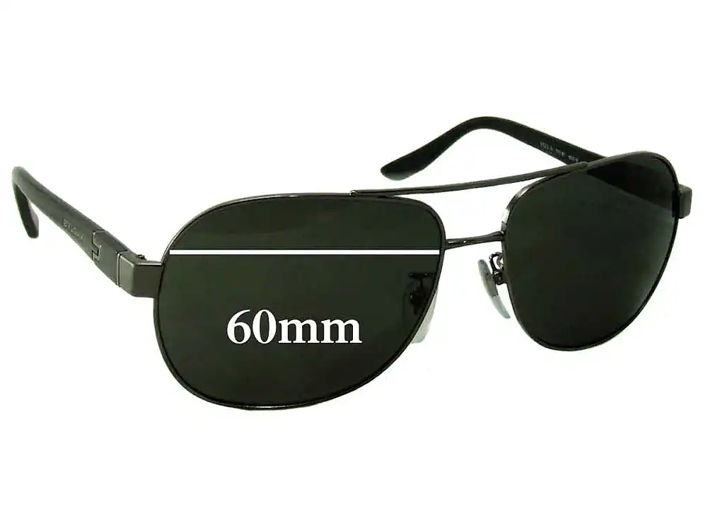 Sunglass Fix Lentes de Repuesto para Bvlgari 5023 - 60mm Wide Sunglass Fix Lentes de Repuesto para Bvlgari 5023 - 60mm Wide