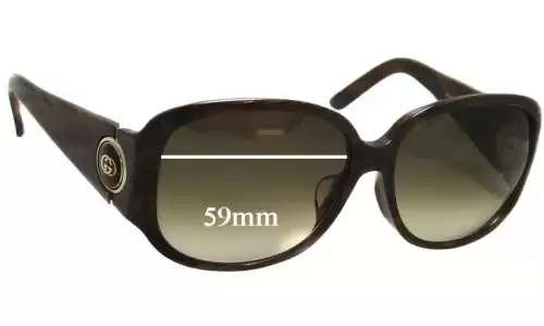 Sunglass Fix Lentes de Repuesto para Gucci GG3114 - 59mm Wide Sunglass Fix Lentes de Repuesto para Gucci GG3114 - 59mm Wide