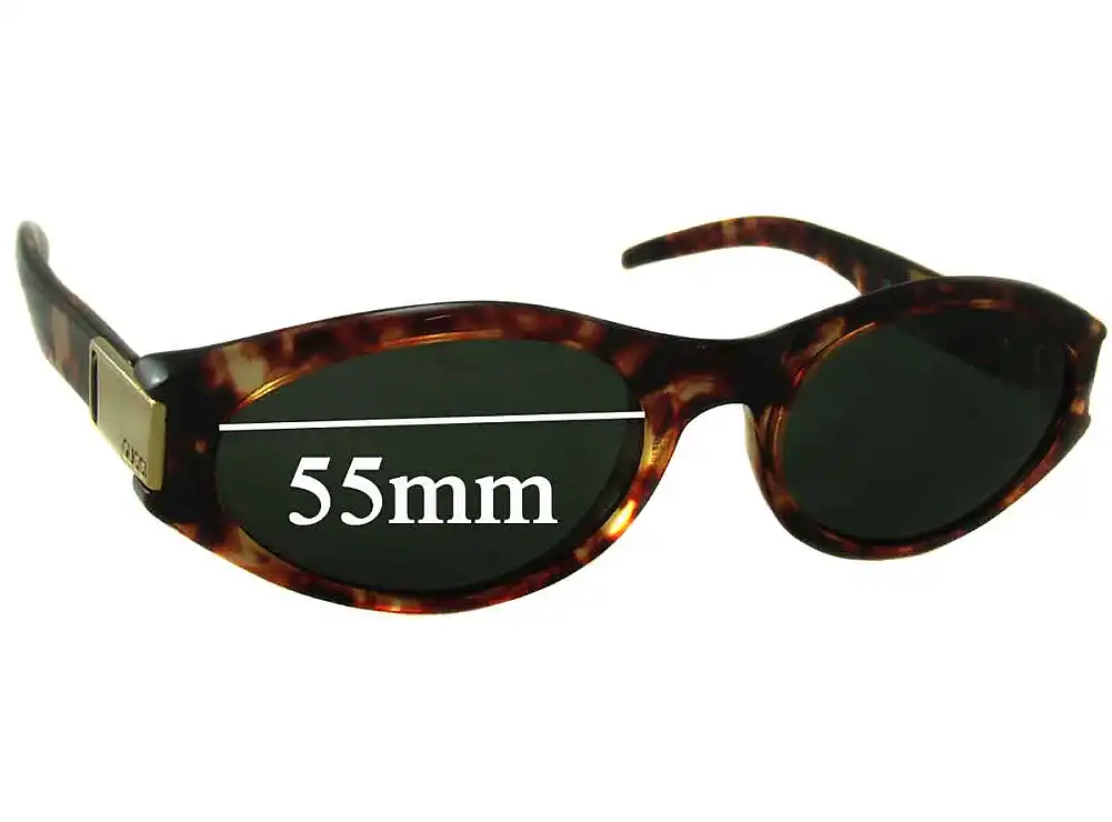 Sunglass Fix Lentes de Repuesto para Gucci GG2411/S - 55mm Wide Sunglass Fix Lentes de Repuesto para Gucci GG2411/S - 55mm Wide