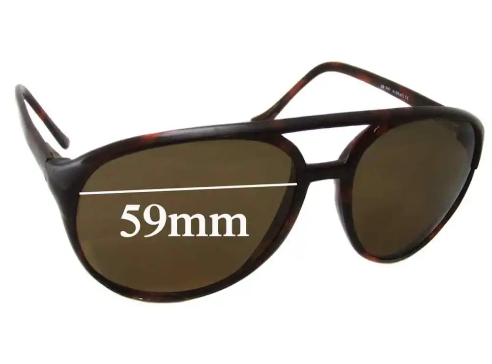Sunglass Fix Lentes de Repuesto para Maui Jim MJ193 Aviator - 59mm Wide Sunglass Fix Lentes de Repuesto para Maui Jim MJ193 Aviator - 59mm Wide